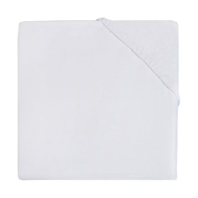 Jollein Wieghoeslaken Jersey 40 x 80/90 cm Wit