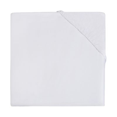 Jollein Ledikanthoeslaken Jersey 60 x 120 cm Wit