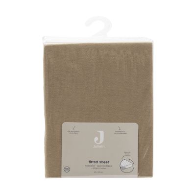 Jollein Hoeslaken - 40/50x80/90 cm - Jersey - Hazel Jollein Hoeslaken - 40/50x80/90 cm - Jersey - Hazel
