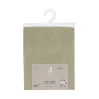 Jollein Hoeslaken - 60x120 cm - Jersey - Soft Matcha