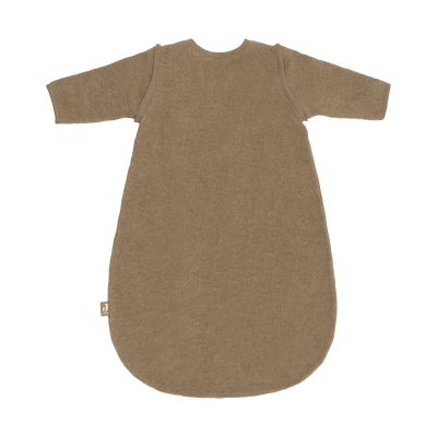 Jollein Merino Wol Felted Slaapzak met Afritsbare Mouwen - 60 cm - Dark Haze