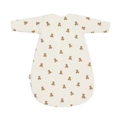 Jollein Mini Teddy Bear Slaapzak met Afritsbare Mouwen - 60 cm - Little Waffle