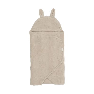 Jollein Nijntje Jacquard Wikkeldeken - Teddy - Sand Jollein Nijntje Jacquard Wikkeldeken - Teddy - Sand