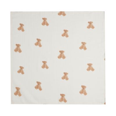 Jollein Multidoek Hydrofiel Teddy Bear 70 x 70 cm 3-pack