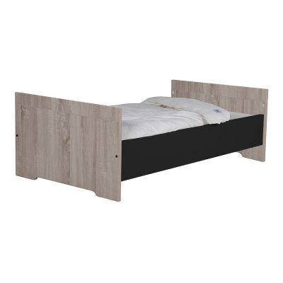 Interbaby Ledikant 70 x 140 Incl. Juniorzijden - Commode 1 deur 3 vakken Basalt Interbaby Ledikant 70 x 140 Incl. Juniorzijden - Commode 1 deur 3 vakken Basalt