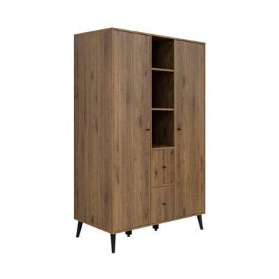 Bopita Ledikant 70 x 140 - Commode XL - 2 Deurskast XL - Zara - Walnoot Bopita Ledikant 70 x 140 - Commode XL - 2 Deurskast XL - Zara - Walnoot