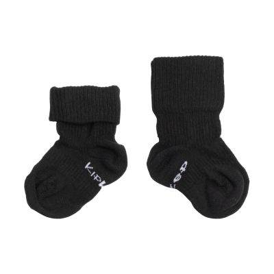 KipKep Blijf-Sokjes - 2-6 Mnd - 2-Pack - Black Stripes KipKep Blijf-Sokjes - 2-6 Mnd - 2-Pack - Black Stripes