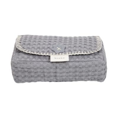 Koeka Hoes Voor Babydoekjes Antwerp Steel Grey