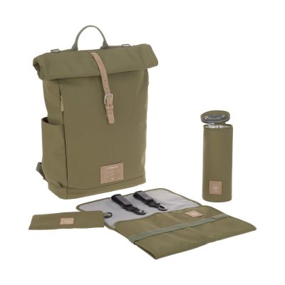 Lässig Rolltop Up Rugzak - Olive