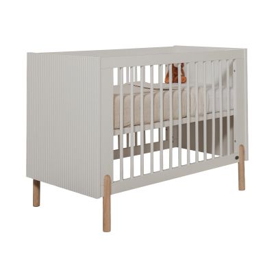 TWF Ledikant 60 x 120 - Commode XL 3 Laden 1 Deur Curve