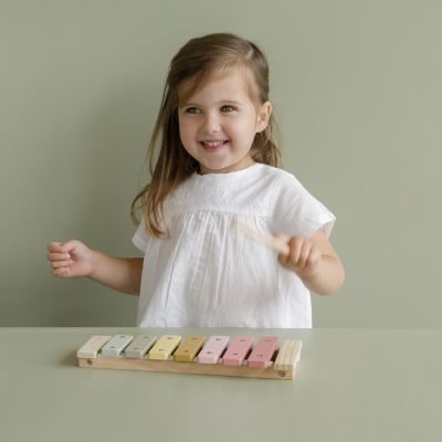 Little Dutch Houten Xylofoon Pink