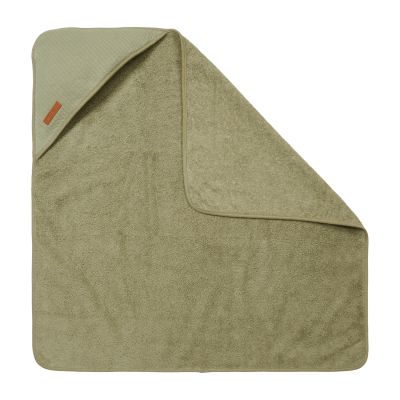 Little Dutch Pure Badcape - 75 x 75 cm - Olive