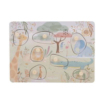 Little Dutch Safari Friends Geluidenpuzzel Little Dutch Safari Friends Geluidenpuzzel