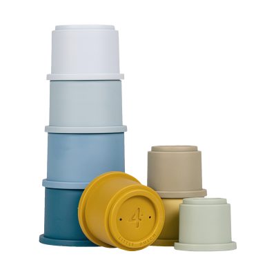Little Dutch Stapelbekers - Blauw Little Dutch Stapelbekers - Blauw