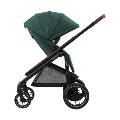 Maxi-Cosi Plaza+ Essential Green - Black Frame + Brown Leather