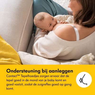 Medela Contact Tepelhoedjes Small Incl. Doosje Medela Contact Tepelhoedjes Small Incl. Doosje