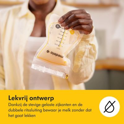 Medela Moedermelkbewaarzakjes Met Schenktuit 210ml 25st Medela Moedermelkbewaarzakjes Met Schenktuit 210ml 25st