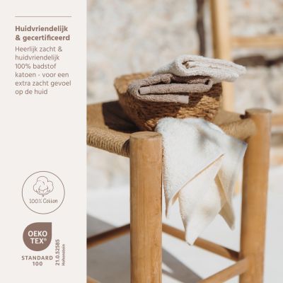 Meyco Baby Monddoekjes - 6 stuks - 30x30 cm - Natural / Soft Sand / Taupe Meyco Baby Monddoekjes - 6 stuks - 30x30 cm - Natural / Soft Sand / Taupe