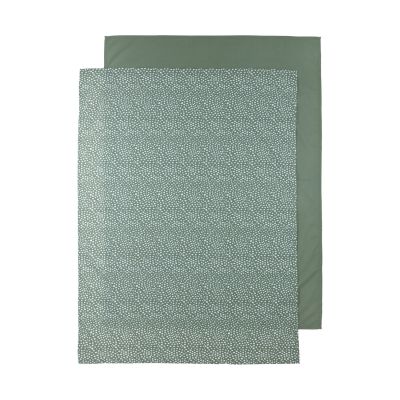 Meyco Wieglaken 2-Pack Cheetah/Uni Forest Green 75 x 100 cm