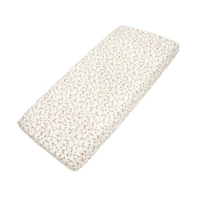 Meyco Hoeslaken Print - 40 x 80/90 cm - Jersey - Flower Meyco Hoeslaken Print - 40 x 80/90 cm - Jersey - Flower