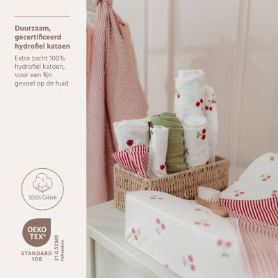 Meyco Tetra Monddoekjes - 3 Stuks - 30 x 30 cm - Girly Garden