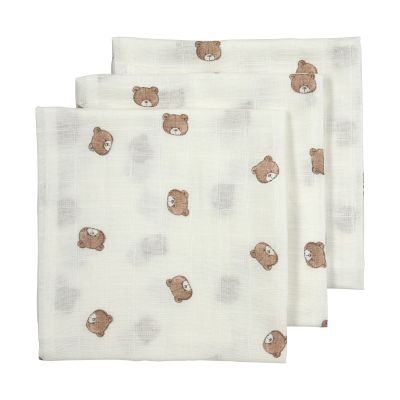 Meyco Tetra Doeken - 3 Stuks - 70 x 70 cm - Bear Meyco Tetra Doeken - 3 Stuks - 70 x 70 cm - Bear