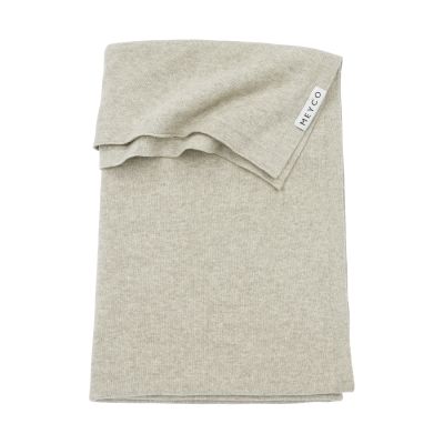 Meyco Ledikantdeken Knit Basic Sand Melange 100x150cm