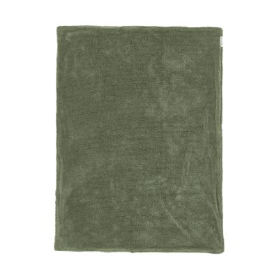Meyco Ledikantdeken Mini Knots Forest Green Teddy 100x150cm