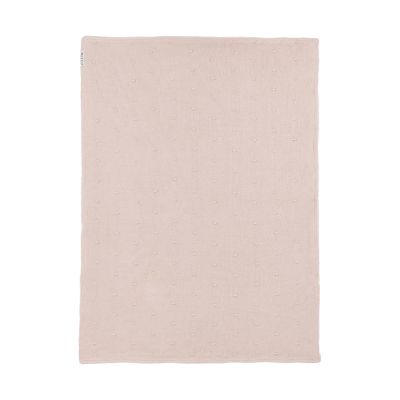 Meyco Ledikantdeken Mini Knots Soft Pink Fleece 100x150cm