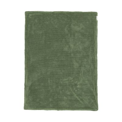 Meyco Wiegdeken Mini Knots Forest Green Teddy 75x100cm Meyco Wiegdeken Mini Knots Forest Green Teddy 75x100cm