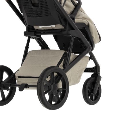 Qute Q-Rider Plus Kinderwagen - Mineral Clay | Kidsriver Curve Autostoel - Clay | Kidsriver Isofix Base