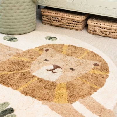 Little Dutch Leeuw Vloerkleed - 117 x 110 cm - Geel Little Dutch Leeuw Vloerkleed - 117 x 110 cm - Geel