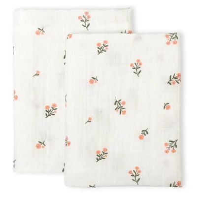 A Little Lovely Company Little Flowers Hydrofiele Doeken - 2-Pack