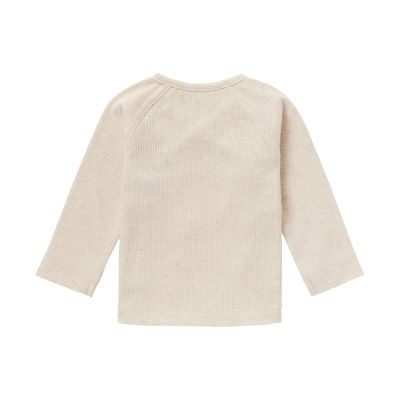 Noppies T-Shirt Overslag Rib Nanyuki Oatmeal 62 Noppies T-Shirt Overslag Rib Nanyuki Oatmeal 62