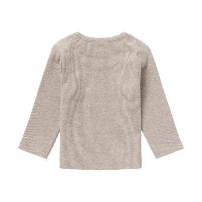 Noppies T-Shirt Rib Natal Taupe Melange  68