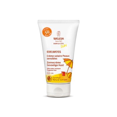 Weleda Edelweiss Zonnecrème Gevoelige Huid SPF50 50 ml