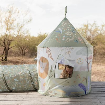Little Dutch Speeltent Met Kruiptunnel - Safari - Groen