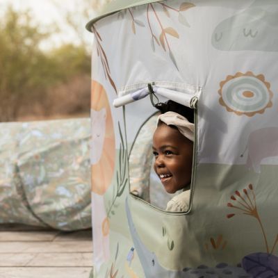 Little Dutch Speeltent Met Kruiptunnel - Safari - Groen