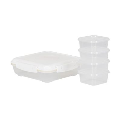 Puck Babyvoeding Diepvriesbakjes Wit