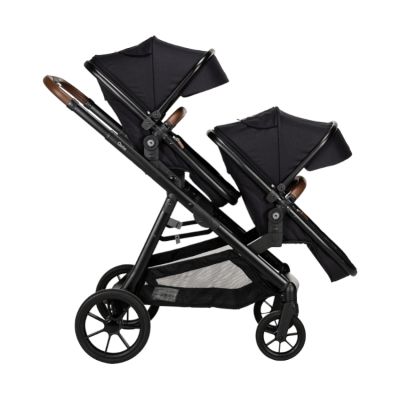 Qute Kinderwagen Q-Twin - Enkel/Duo/Twin - Jeans Zwart Qute Kinderwagen Q-Twin - Enkel/Duo/Twin - Jeans Zwart