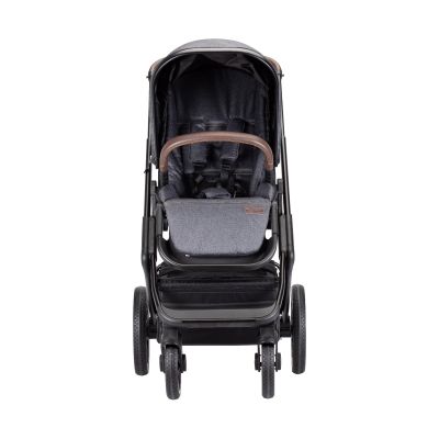 Qute Q-Rider Kinderwagen Zwart Frame/Steelblue