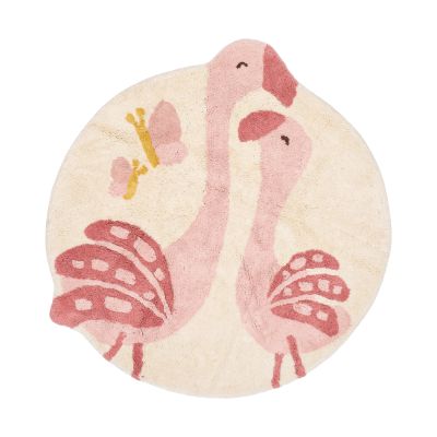 Little Dutch Flamingo Vloerkleed - 110 x 110 cm - Roze Little Dutch Flamingo Vloerkleed - 110 x 110 cm - Roze