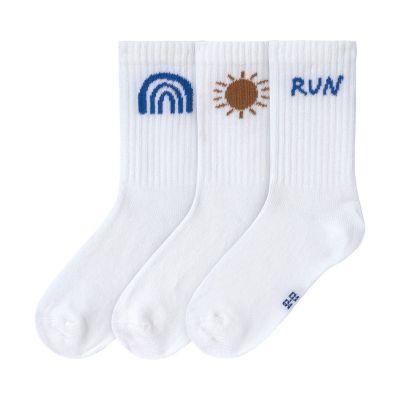 Lässig Tennis Socks GOTS Little Gang Run 3pcs
