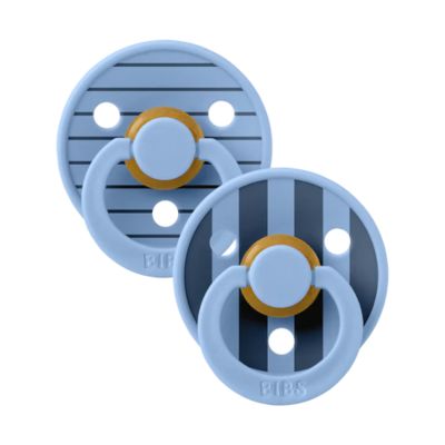 Bibs Fopspeen Latex Studio Pin Sky Blue Mix Size 1 (2-Pack)