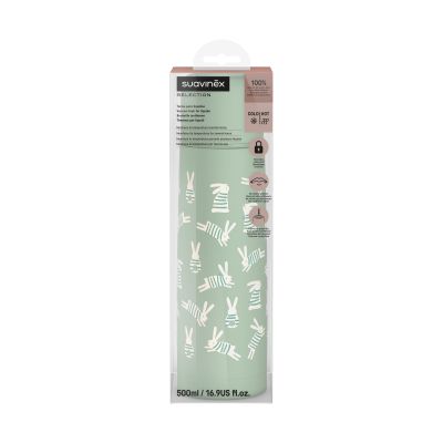 Suavinex Wonderland Thermo Fles - 500 ml - Konijn Groen Suavinex Wonderland Thermo Fles - 500 ml - Konijn Groen