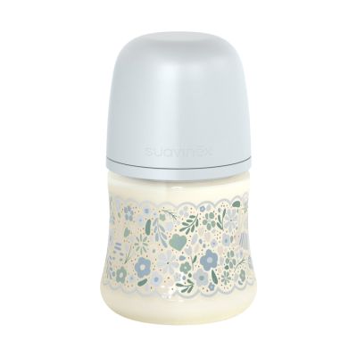 Suavinex Wonderland XS Pro Fles - Maat S - 150 ML - Liberty Blauw Suavinex Wonderland XS Pro Fles - Maat S - 150 ML - Liberty Blauw