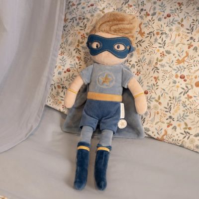 Little Dutch Knuffelpop Superhero Jim - 35 cm
