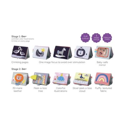 Taf Toys Babyboekje Tummy-Time Savannah