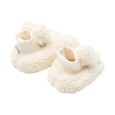 Little Dutch Teddy Slofjes – 0-3 maanden - Off White