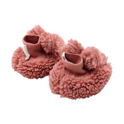 Little Dutch Teddy Slofjes – 0-3 maanden - Pink Blush